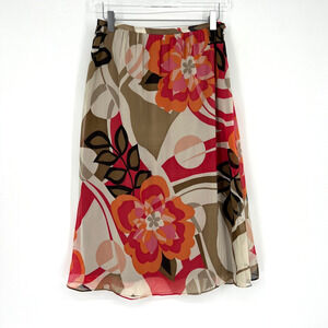 Vtg‎ City Girl Skirt Womens XS Y2K Floral Retro Feminine Princess Coquette